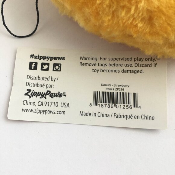 Dog Supplies - NEW ZippyPaws Jumbo Donutz Dog Squeaker Toy - Picture 7 of 7